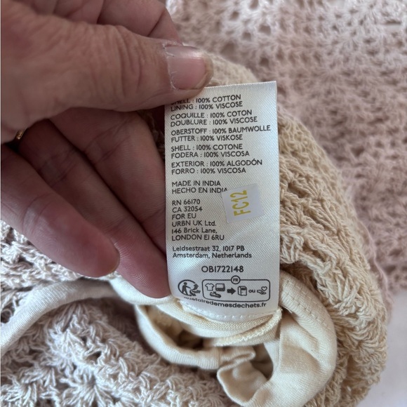 Free People Dahlia Strapless Crochet Dress Lined to Knee Size Small - Picture 11 of 15